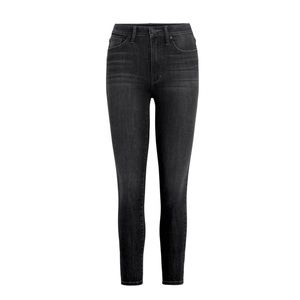 Hudson Blair High Rise Super Skinny Ankle Jeans, Black, 30